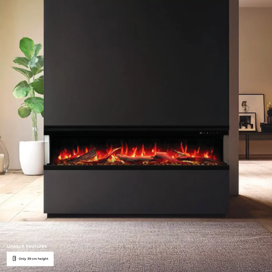 3-Sided Fireplaces
